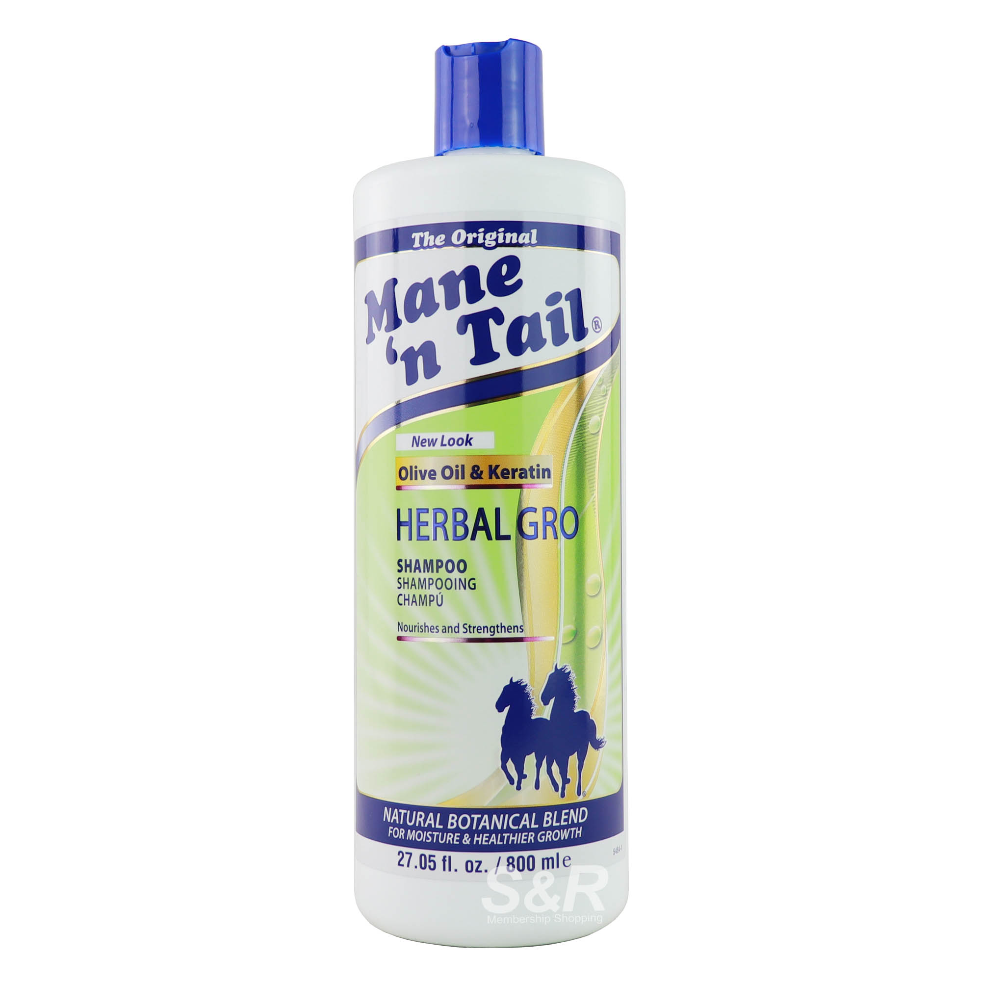 Mane 'N Tail Herbal Gro Nourishing Shampoo 800mL